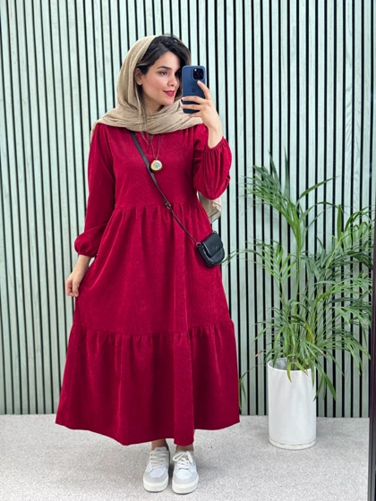 پیراهن مانتویی شقایق