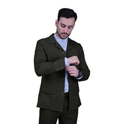 کت و شلوار دودی تیره08