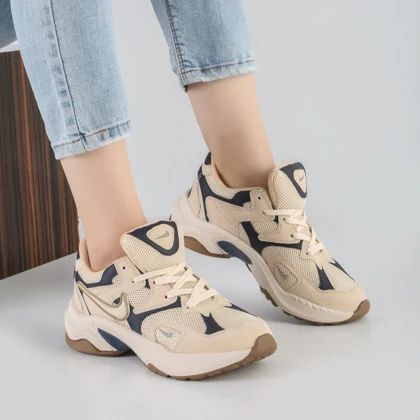 کفش و کتانی زنانه مدل نایک NIKE رنگ کرم