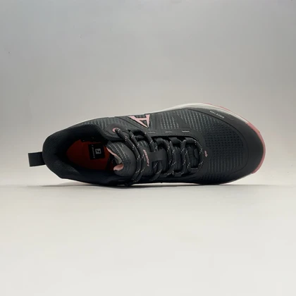 کفش ضدآب زنانه آی رانر I-RUNNER رنگ طوسی صورتی رویه برزنتی کد Z363