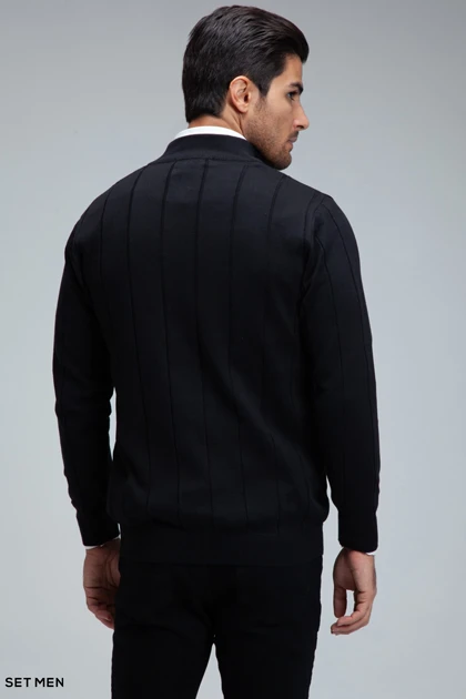 بافت مردانه نیم زیپ دیپلمات