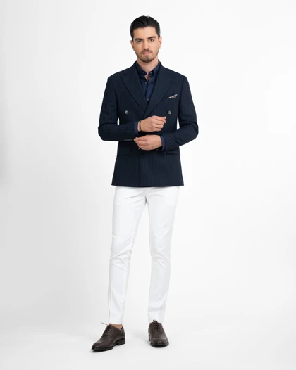 ام کی کالکشن کت mk-5638-navy-blue