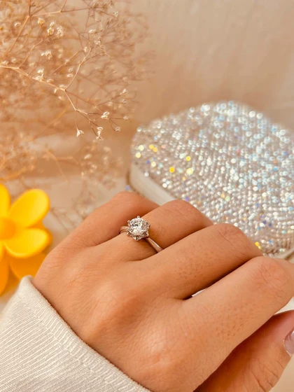 انگشتر تک نگین 2 ژوپینگ