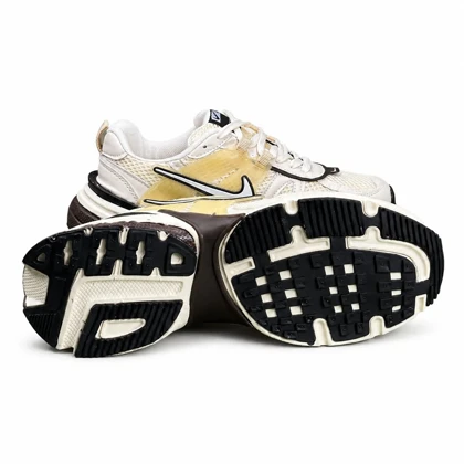 کفش کتانی زنانه نایکی v2k کرم قهوه ای Nike V2k