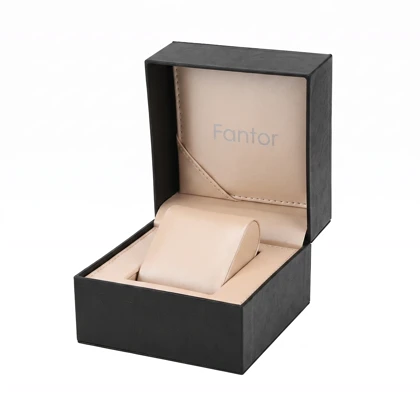 ساعت مچی مردانه فانتور مدل WF1042GB-03 با قاب مربعی دودی، صفحه سبز شیاردار و بند چرمی عسلی