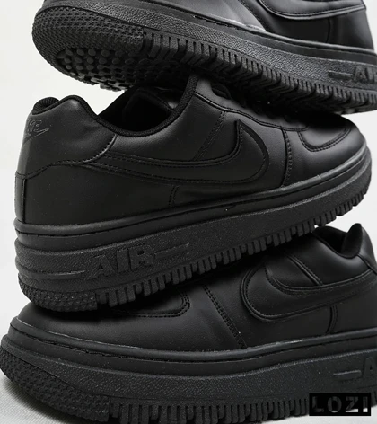 کفش کتانی بزرگ پا مشکی نایک NIKE AIR FORCE مدل 4101
