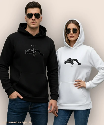 هودی مردانه و زنانه طرح تراویس اسکات کد 940