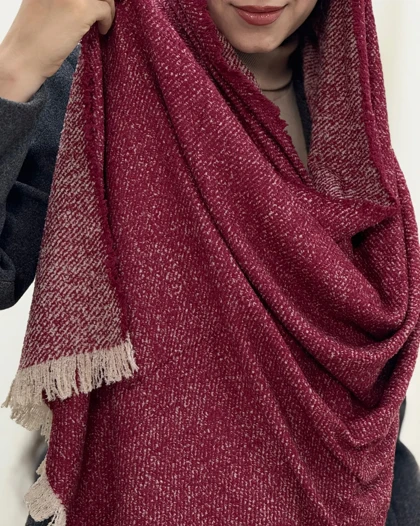 شال موهر پاییزه برفکی