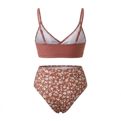 ست بیکینی Cupshe مدل Red Twist Keyhole