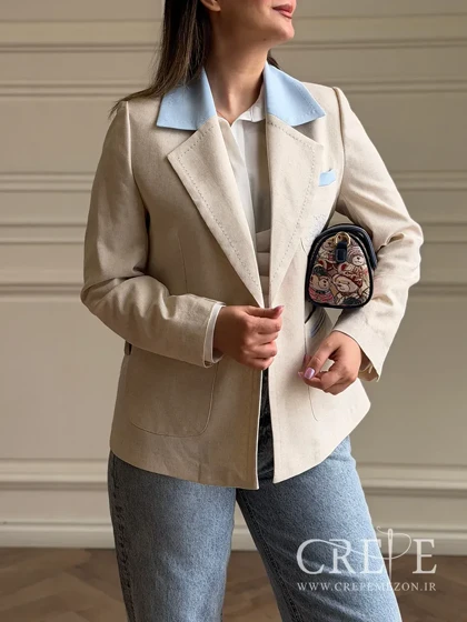 مانتو کتی پشت گلدوزی طرح فرشته