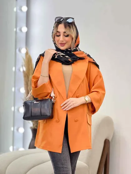 مانتو مازراتی یقه بلیزری