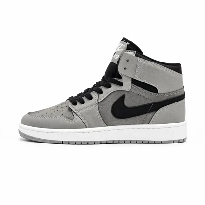کفش و کتانی مردانه ساق‌دار مدل NIKE JORDAN 1 رنگ طوسی کد 21853