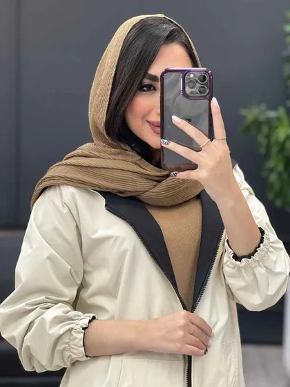 بارانی دورو کمر دار