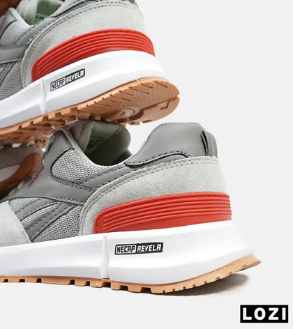 کفش کتانی طوسی قرمز REEBOK Unphased Pro مدل 4612