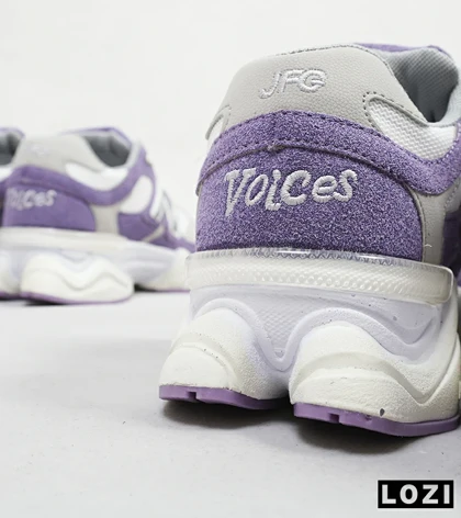 کفش کتانی زنانه بنفش سفید طوسی NEW BALANCE 9060