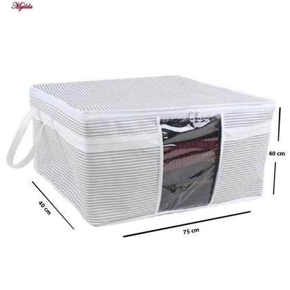 باکس لباس آلاس مدل پنجره دار سایز لارج بسته 3 عددی