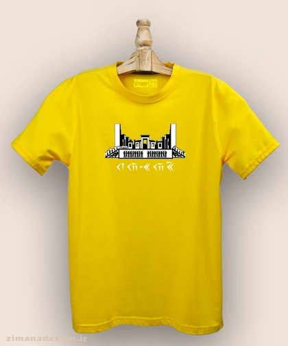 تیشرت مردانه و زنانه اصیل ایرانی طرح تخت جمشید کد 998