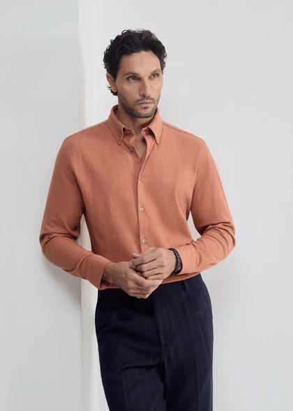 پیراهن یقه دکمه دار 2520102