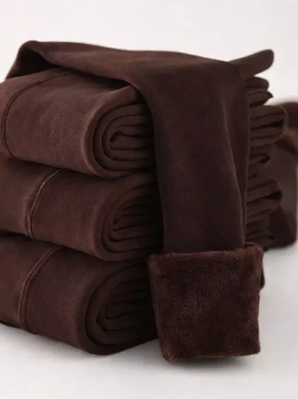 جوراب شلواری زنانه تو کرک قهوه‌ای چاکلت (Chocolate)