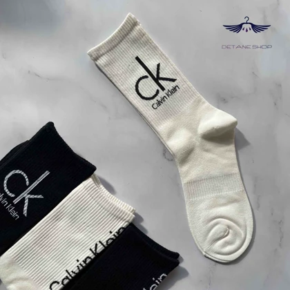 جوراب ساق‌دار طرح CK