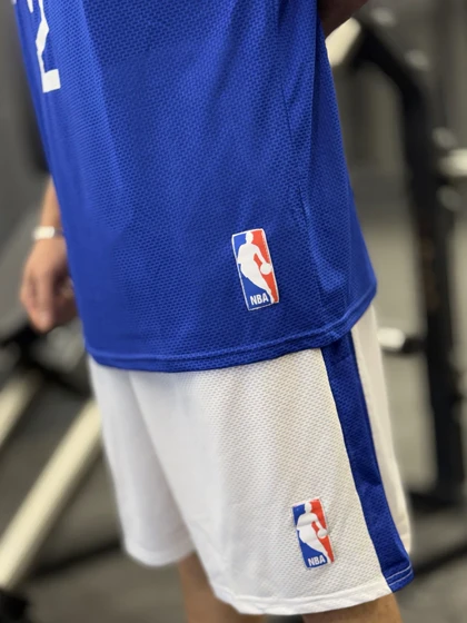 ست بسکتبالی لس آنجلس (Los Angeles) پارچه فلامنت سوزنی طرح آجری (8 رنگ)