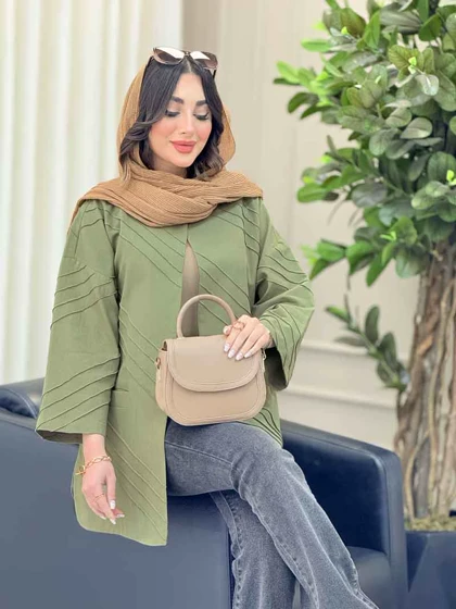 مانتو برش‌دار بغل چاک