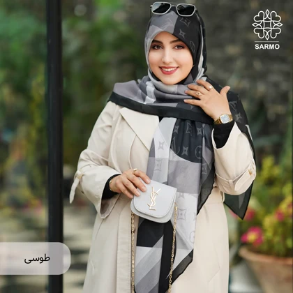 روسری نخ پنبه لوریا