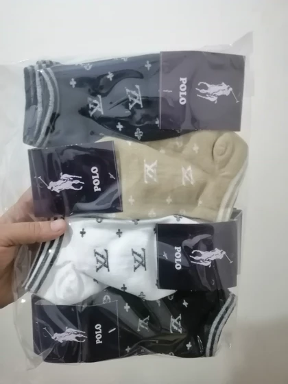 تولیدی جوراب مچی فانتزی زنانه و دخترانه 12 جفتی برند پلو