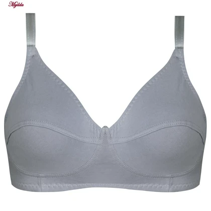 سوتین زنانه ماییلدا مدل بدون فنر کد 3472 رنگ طوسی