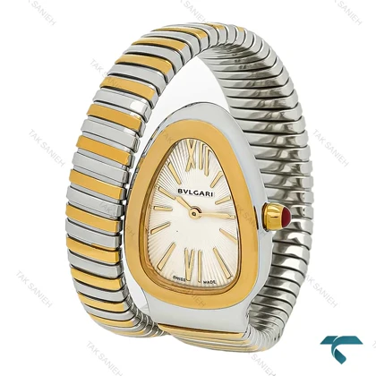 بولگاری ماری زنانه دورنگ طلایی نقره ای Bvlgari-7955-L