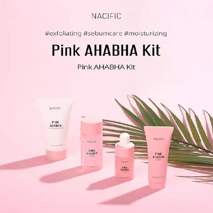 ست مراقبت پوستی Pink AHA BHA Kit ناسیفیک