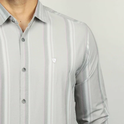 پیراهن آستین بلند راه راه مردانه داکرز مدل 36101103