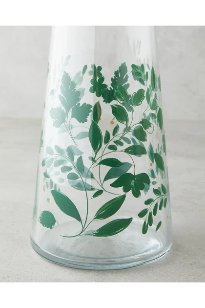 سرویس آب 3 تکه English Home مدل Leafscape شیشه‌ای - سبز