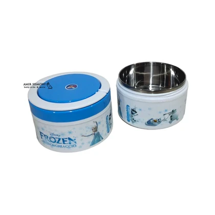 ظرف غذا استیل طرحدار دو طبقه