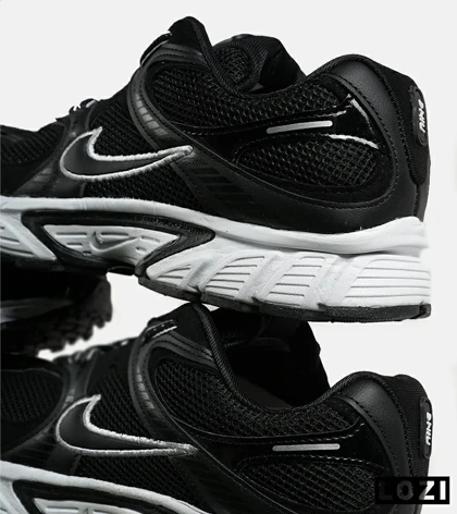کفش کتانی مردانه و زنانه مشکی سفید نایک NIKE v5 RNR مدل 7329