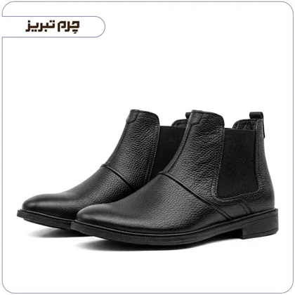 نیم بوت مردانه چرم اصل برهان