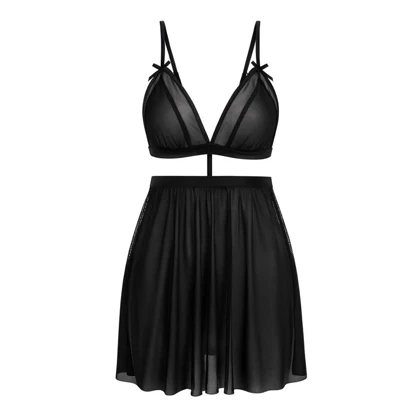 لباس خواب فانتزی مشکی برند ویتاریتا کد 291