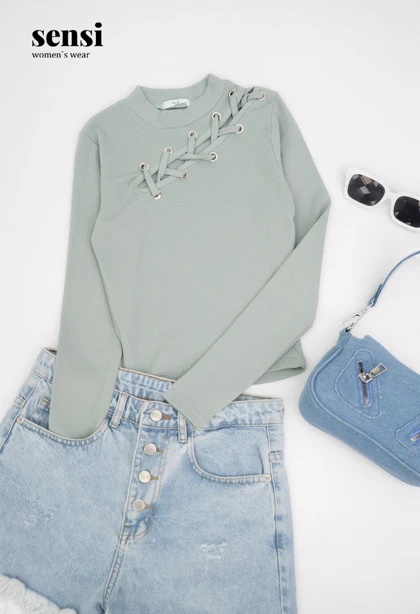 نیم‌تنه کبریتی کشی سینه ضربدری