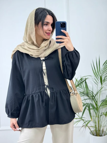 مانتو لینن گره‌ای