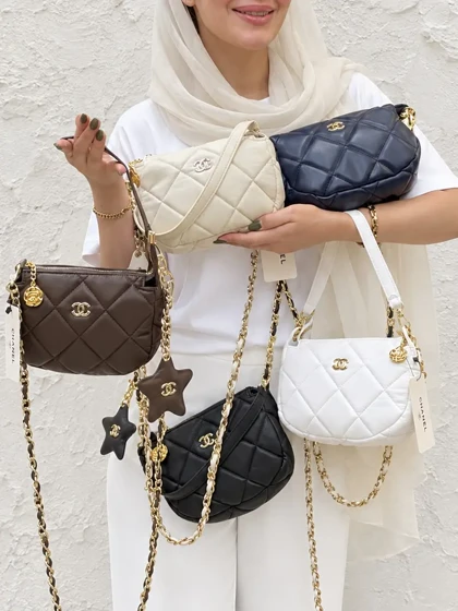 کیف دخترانه پاسپورتی شنل آینه ای