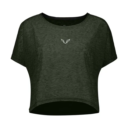 کراپ تیشرت ورزشی زنانه TS1991 GR
