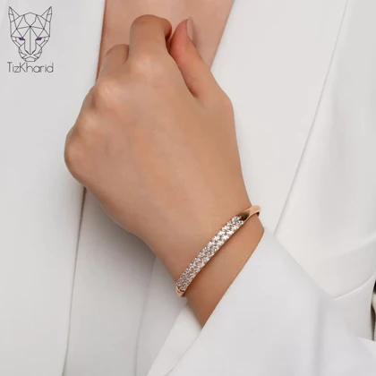 بنگل خوشه الماس طلایی ژوپینگ