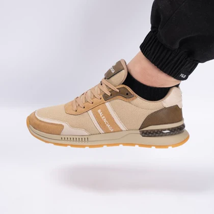 کفش و کتانی مردانه مدل بالنسیاگا BALENCIGA رنگ کرم