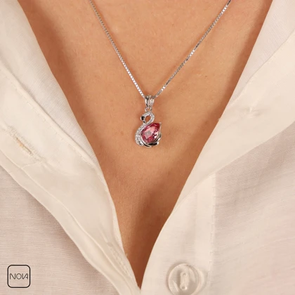 گردنبند نقره سواروسکی کد 251293