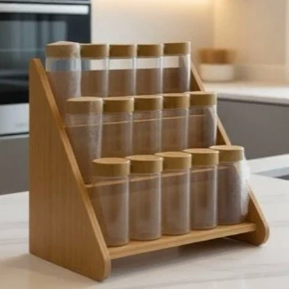 استند ادویه بامبو 15 عددی