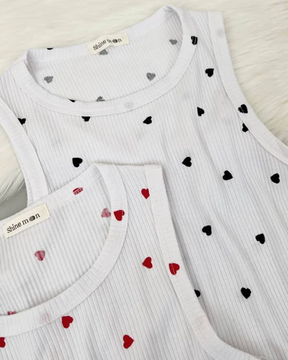 تاپ چاپ قلب و پاپیون کرکره ای کد 5026