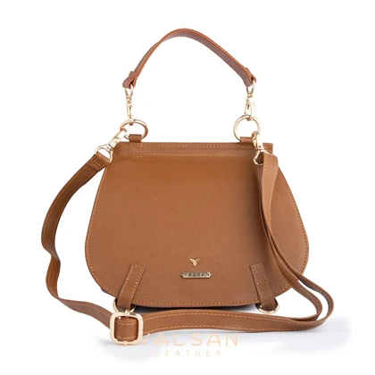 کیف دوشی و دستی زنانه چرم یلسان مدل مارال کد 008-HRM