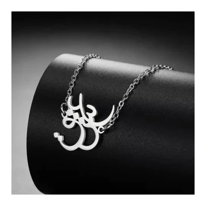 گردنبند عشق نقره و زنجیر نقره 925