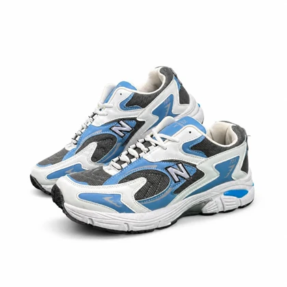 کفش کتانی بزرگ پا مدل نیوبالانس 725 طوسی آبی New Balance