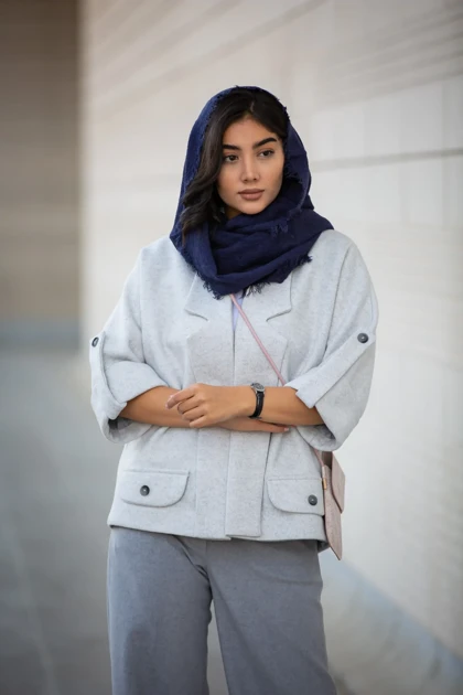 پالتو فوتر یقه دالی نقاب دار